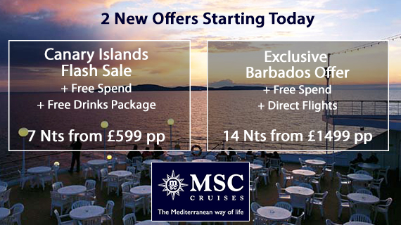 New Offers from MSC Cruises
