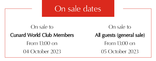 On Sale Dates