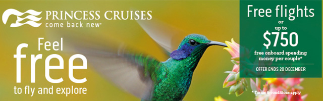 Princess free flights