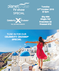 Celebrity Cruises TV takeover